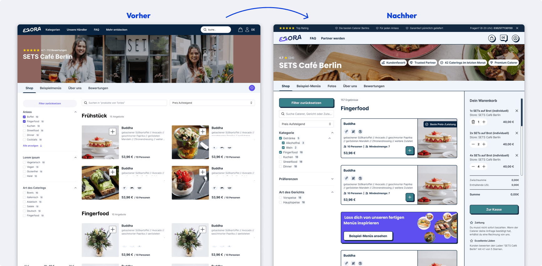 Screendesign Marketplace Rebranding
